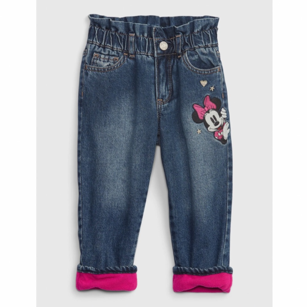 Baby Gap Minnie Mouse Just Like Mom Jeans 3T OR 5T Disney Toddler Washwell NWT!!